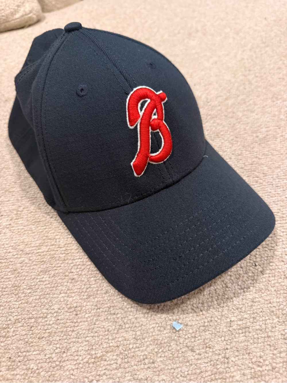 Vintage Affliction AC5005 Black Embroidered B Logo Baseball Cap Hat Red White 79